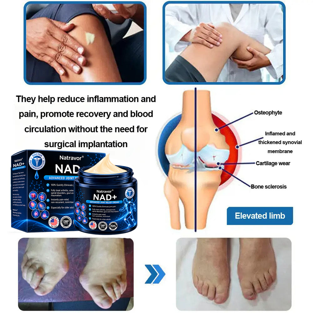 🔥Official Store:  🦵𝐍𝐚𝐭𝐫𝐚𝐯𝐨𝐫™ NAD+ Advanced Anti-Aging Joint Relief Cre am (Specially for mature adults & recommended for daily joint care)🔥𝑳𝒂𝒔𝒕 𝒅𝒂𝒚 𝒑𝒓𝒐𝒎𝒐𝒕𝒊𝒐𝒏 7𝟎% 𝒐𝒇𝒇