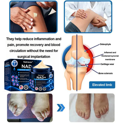 🔥Official Store:  🦵𝐍𝐚𝐭𝐫𝐚𝐯𝐨𝐫™ NAD+ Advanced Anti-Aging Joint Relief Cre am (Specially for mature adults & recommended for daily joint care)🔥𝑳𝒂𝒔𝒕 𝒅𝒂𝒚 𝒑𝒓𝒐𝒎𝒐𝒕𝒊𝒐𝒏 7𝟎% 𝒐𝒇𝒇