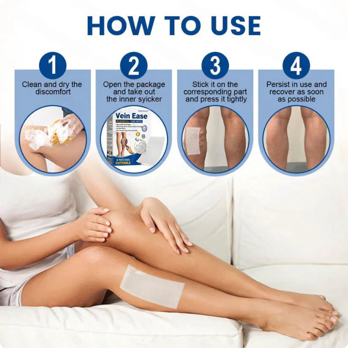 🇦🇺👨‍⚕️✅ Natravor® VeinEase Microneedle Care Patch ⚡ Fast Comfort, Lasting Leg Support
