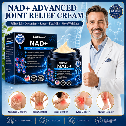 🔥Official Store:  🦵𝐍𝐚𝐭𝐫𝐚𝐯𝐨𝐫™ NAD+ Advanced Anti-Aging Joint Relief Cre am (Specially for mature adults & recommended for daily joint care)🔥𝑳𝒂𝒔𝒕 𝒅𝒂𝒚 𝒑𝒓𝒐𝒎𝒐𝒕𝒊𝒐𝒏 7𝟎% 𝒐𝒇𝒇