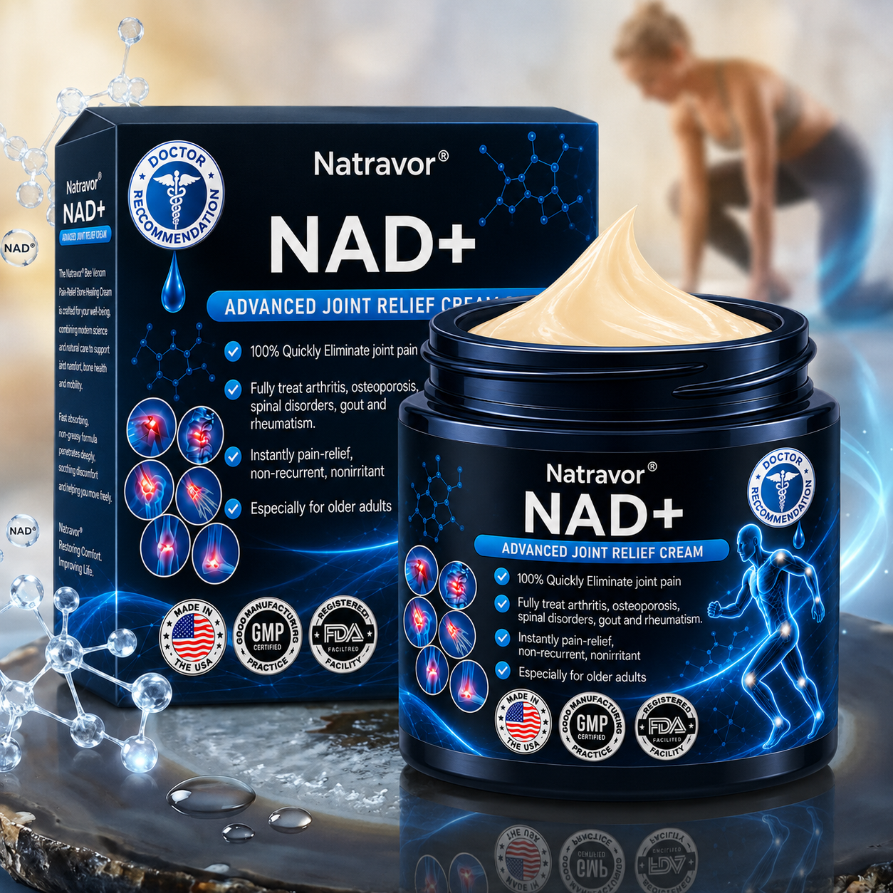 🔥Official Store:  🦵𝐍𝐚𝐭𝐫𝐚𝐯𝐨𝐫™ NAD+ Advanced Anti-Aging Joint Relief Cre am (Specially for mature adults & recommended for daily joint care)🔥𝑳𝒂𝒔𝒕 𝒅𝒂𝒚 𝒑𝒓𝒐𝒎𝒐𝒕𝒊𝒐𝒏 7𝟎% 𝒐𝒇𝒇