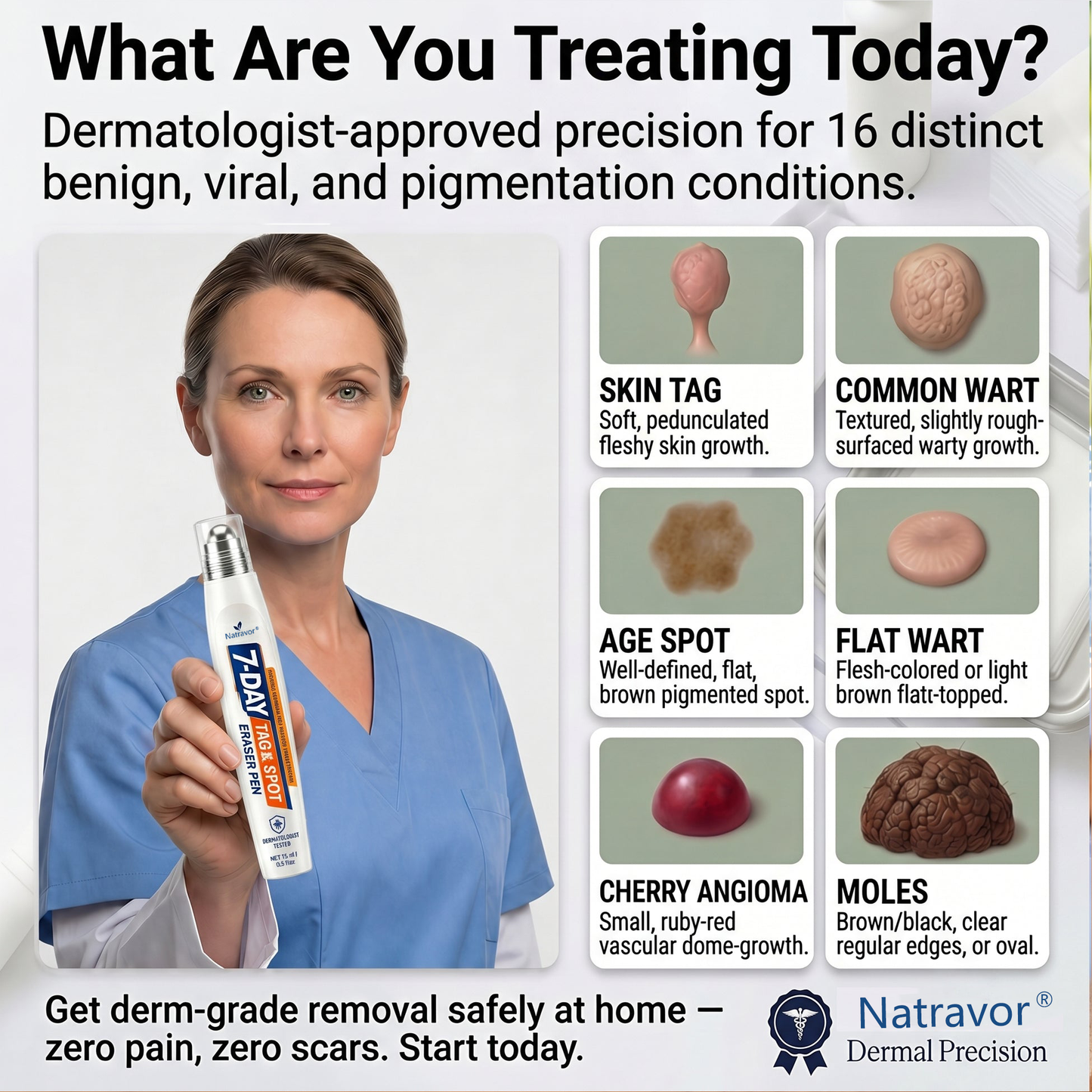 🩺𝐎𝐟𝐟𝐢𝐜𝐢𝐚𝐥 𝐁𝐫𝐚𝐧𝐝 𝐒𝐭𝐨𝐫𝐞 |✅Natravor® 7-𝐷𝑎𝑦 𝗧𝐚𝐠 & 𝗦𝗽𝐨𝐭 𝐄𝐫𝒂𝒔𝒆𝒓(Zero Pain, Zero 𝐒𝐜𝐚𝒓𝒔 Rollerball)
