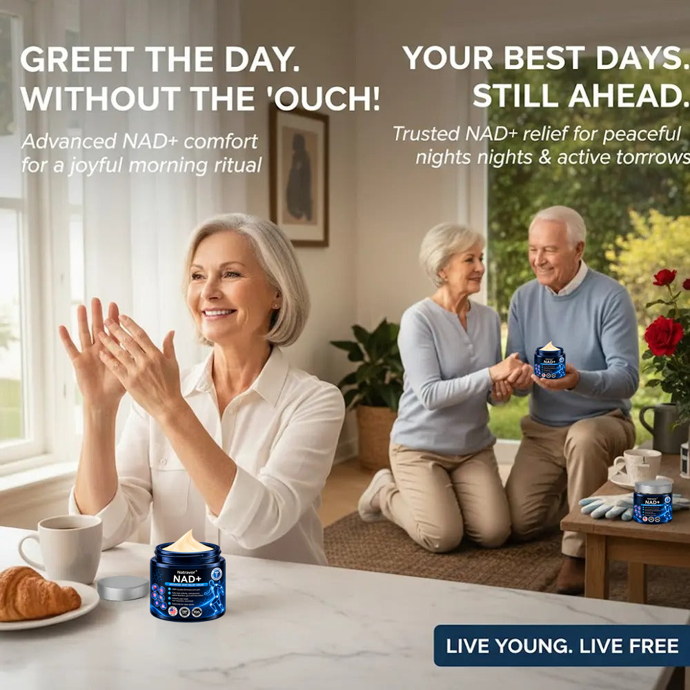 🔥Official Store:  🦵𝐍𝐚𝐭𝐫𝐚𝐯𝐨𝐫™ NAD+ Advanced Anti-Aging Joint Relief Cre am (Specially for mature adults & recommended for daily joint care)🔥𝑳𝒂𝒔𝒕 𝒅𝒂𝒚 𝒑𝒓𝒐𝒎𝒐𝒕𝒊𝒐𝒏 7𝟎% 𝒐𝒇𝒇