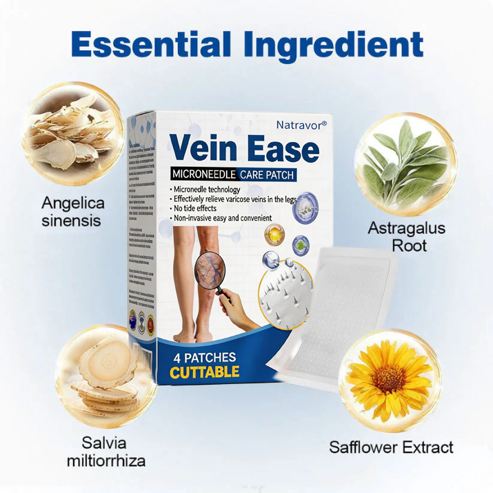 🇦🇺👨‍⚕️✅ Natravor® VeinEase Microneedle Care Patch ⚡ Fast Comfort, Lasting Leg Support