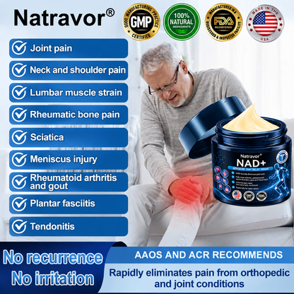 🔥Official Store:  🦵𝐍𝐚𝐭𝐫𝐚𝐯𝐨𝐫™ NAD+ Advanced Anti-Aging Joint Relief Cre am (Specially for mature adults & recommended for daily joint care)🔥𝑳𝒂𝒔𝒕 𝒅𝒂𝒚 𝒑𝒓𝒐𝒎𝒐𝒕𝒊𝒐𝒏 7𝟎% 𝒐𝒇𝒇